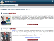 Tablet Screenshot of genealogy-websites.no1reviews.com