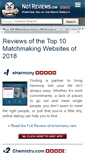 Mobile Screenshot of matchmaking-websites.no1reviews.com