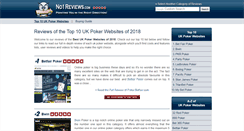 Desktop Screenshot of poker-websites-uk.no1reviews.com