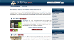 Desktop Screenshot of fitness-websites.no1reviews.com