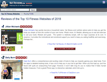 Tablet Screenshot of fitness-websites.no1reviews.com