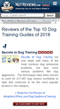 Mobile Screenshot of dog-training-guides.no1reviews.com