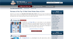 Desktop Screenshot of mail-order-brides-websites.no1reviews.com