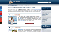 Desktop Screenshot of bbw-dating-websites.no1reviews.com