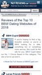 Mobile Screenshot of bbw-dating-websites.no1reviews.com