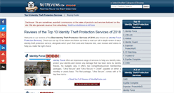 Desktop Screenshot of identity-theft-protection-services.no1reviews.com